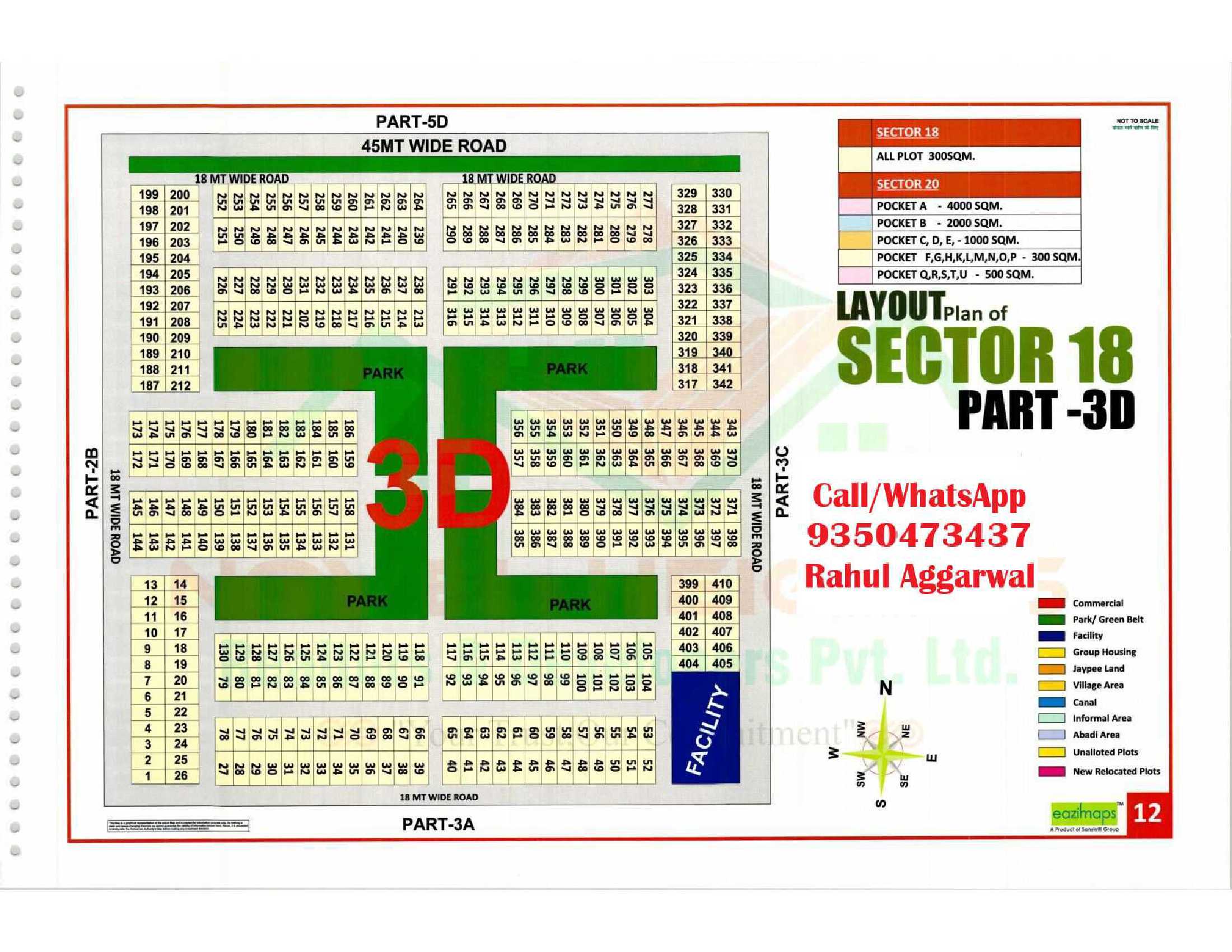 Sector 18 Pocket 3D Map