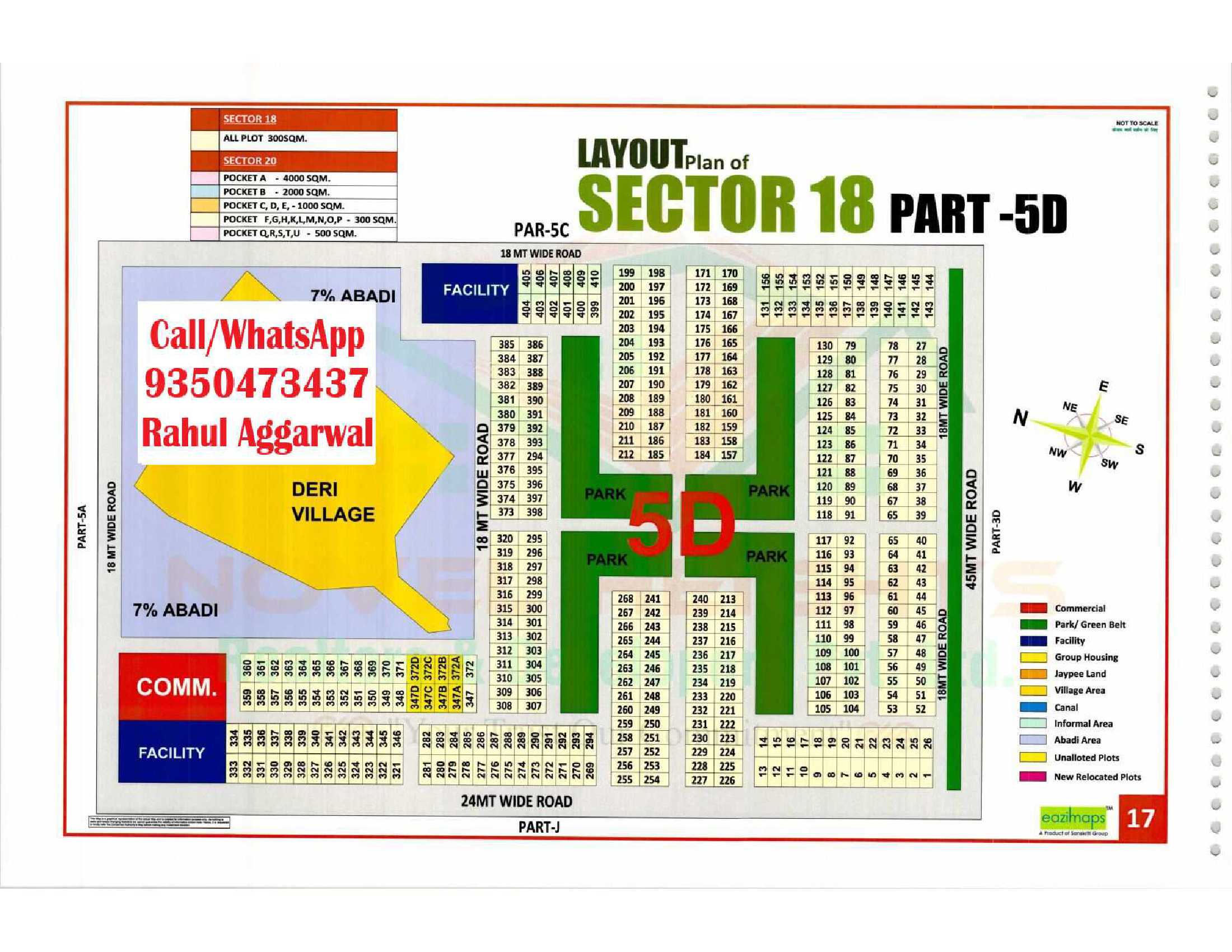 Sector 18 Pocket 5D Map