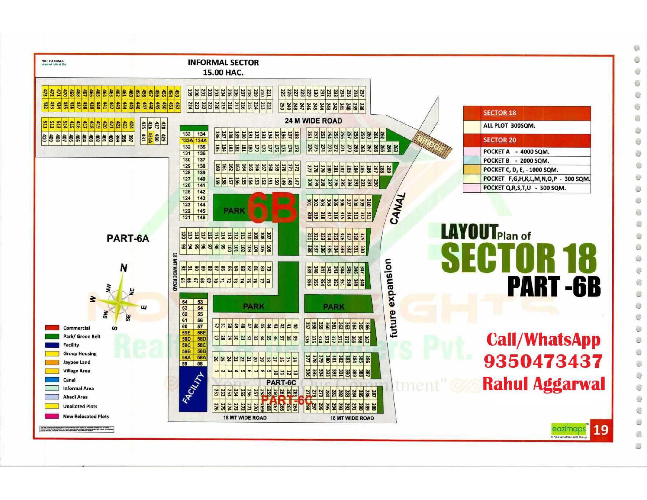 Sector 18 Pocket 6B Map