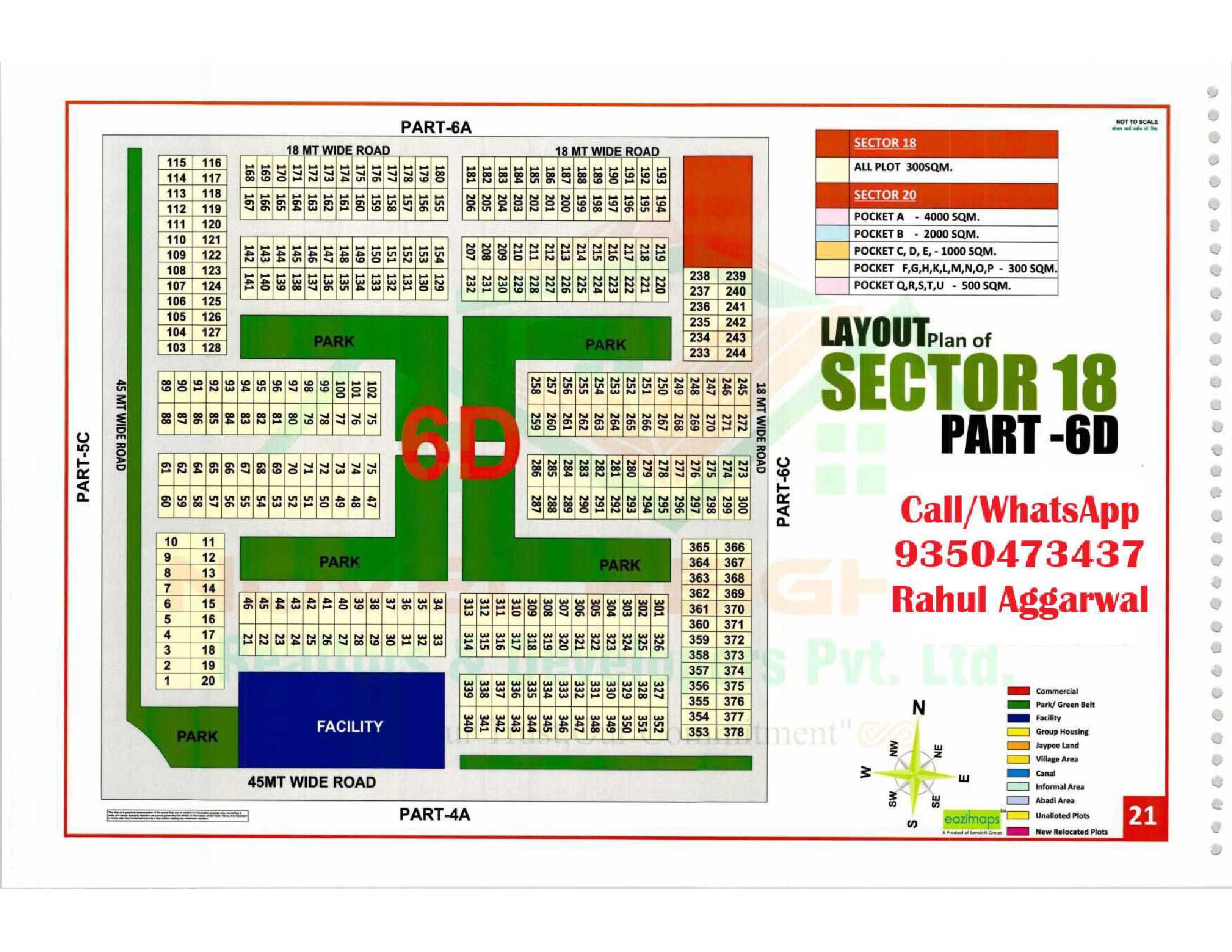 Sector 18 Pocket 6D Map