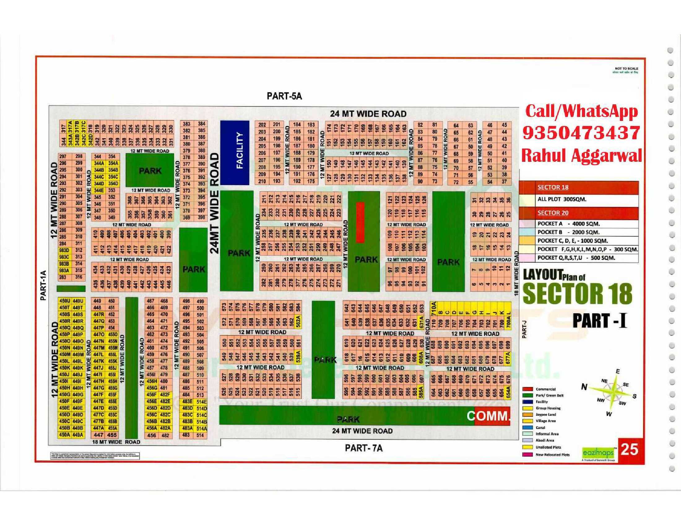 Sector 18 Pocket I Map
