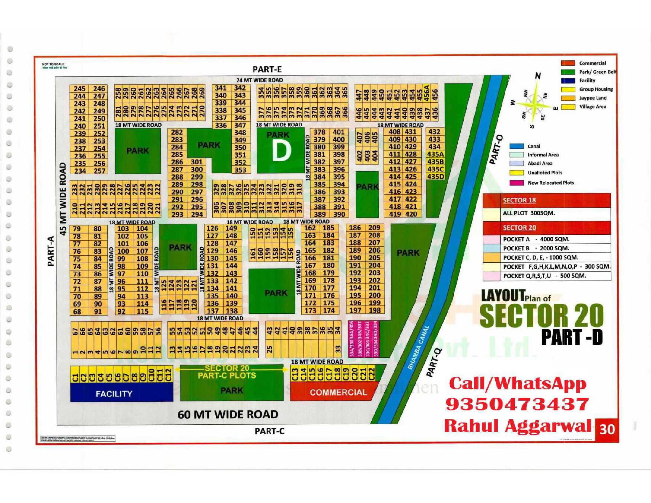 Sector 20 Pocket D Map