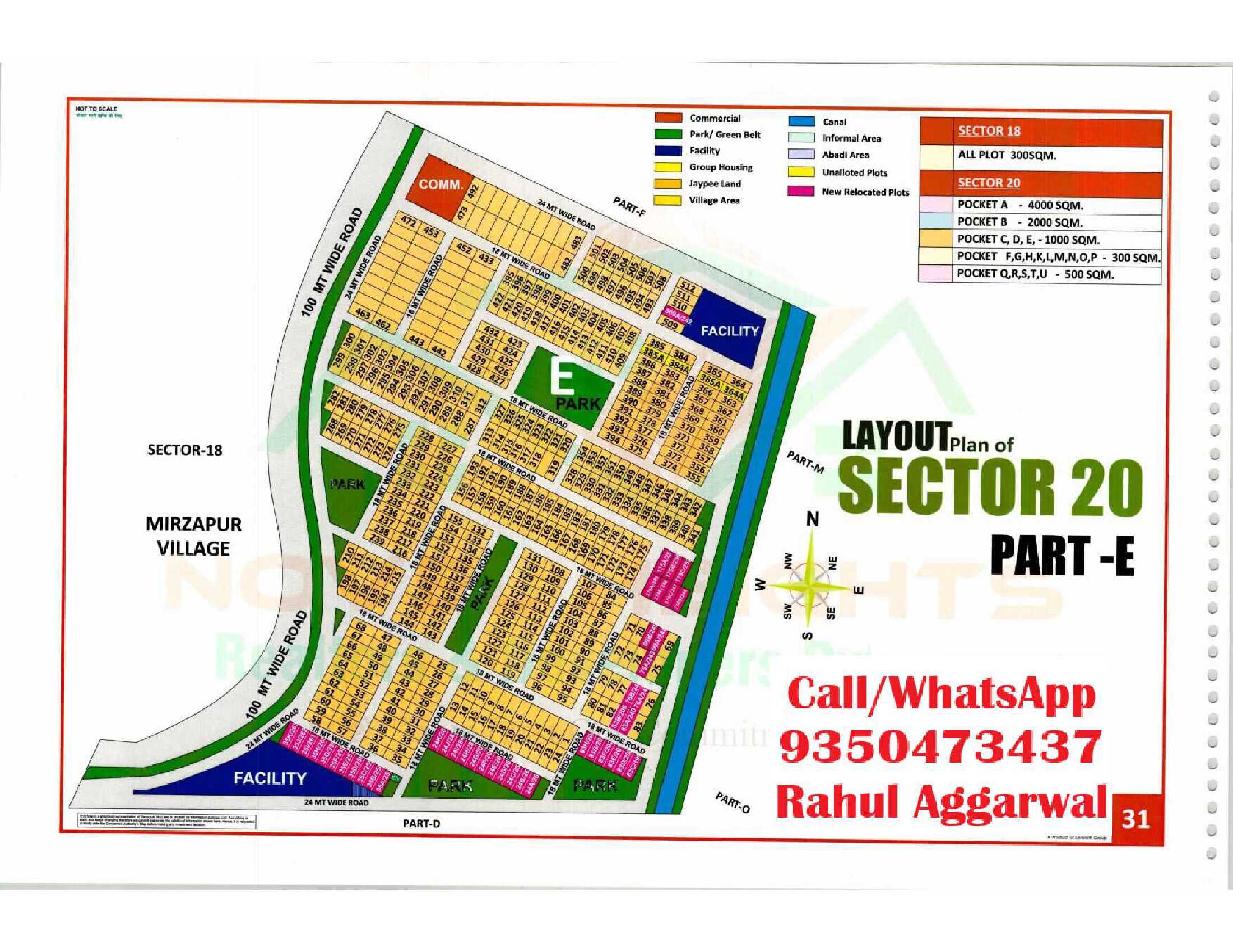 Sector 20 Pocket E Map