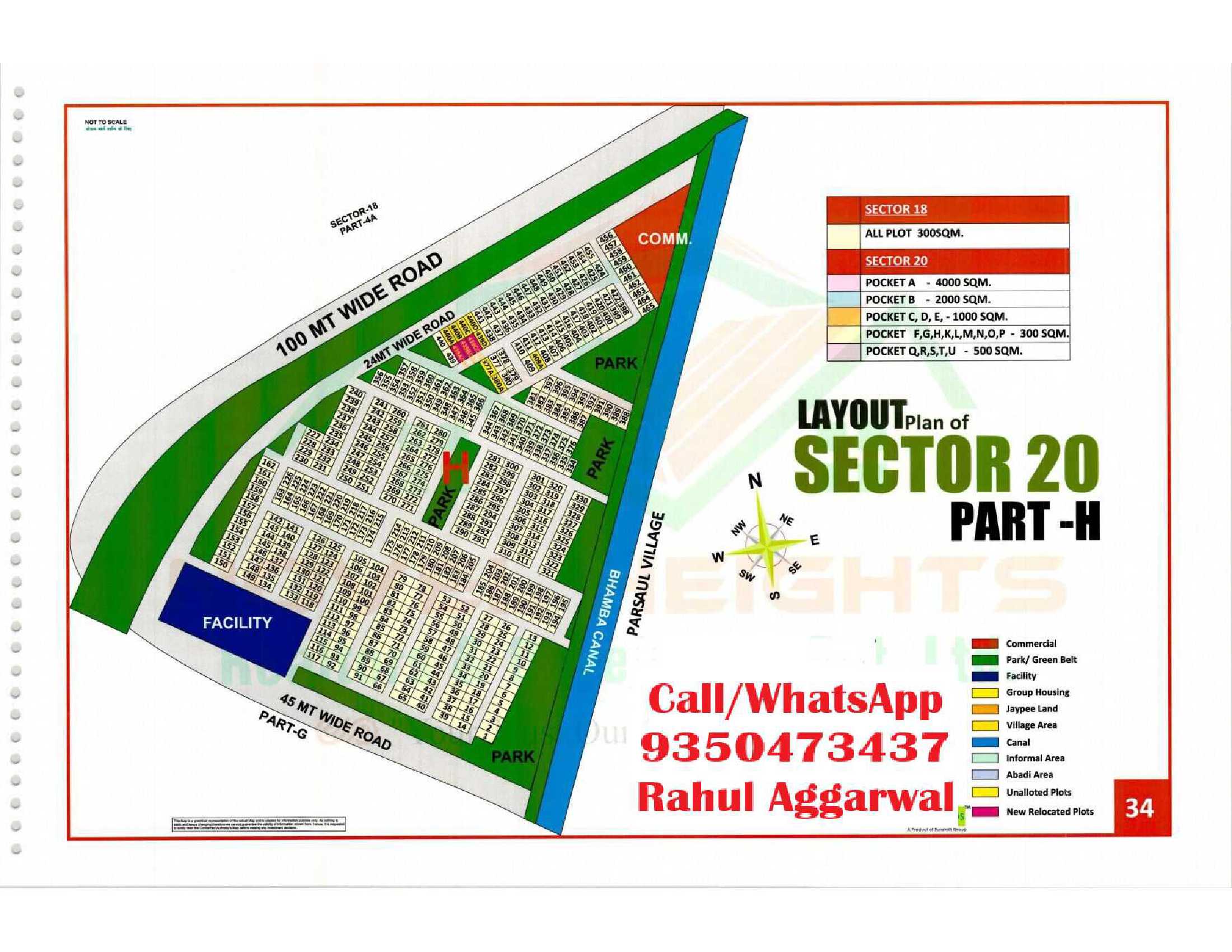 Sector 20 Pocket H Map