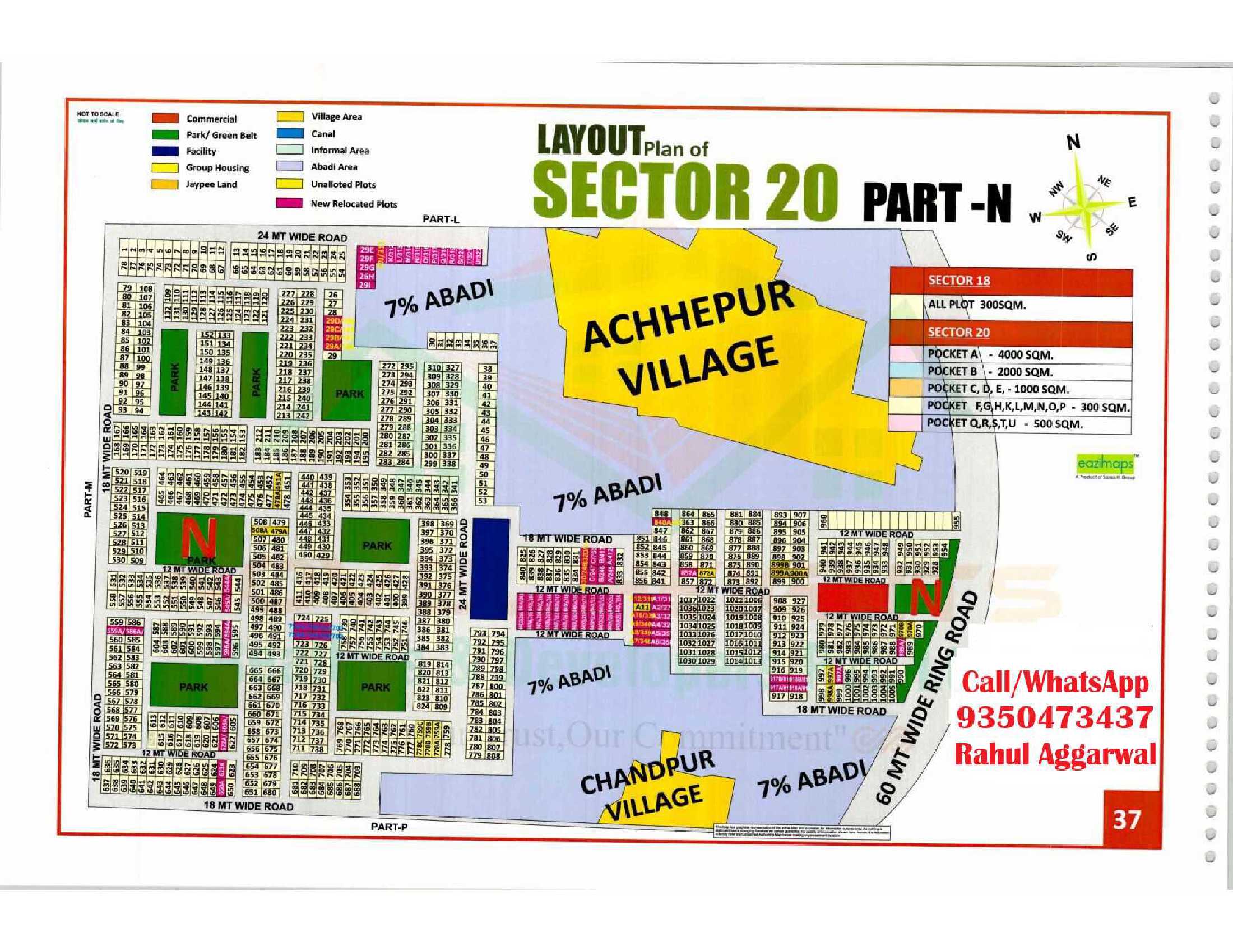 Sector 20 Pocket N Map