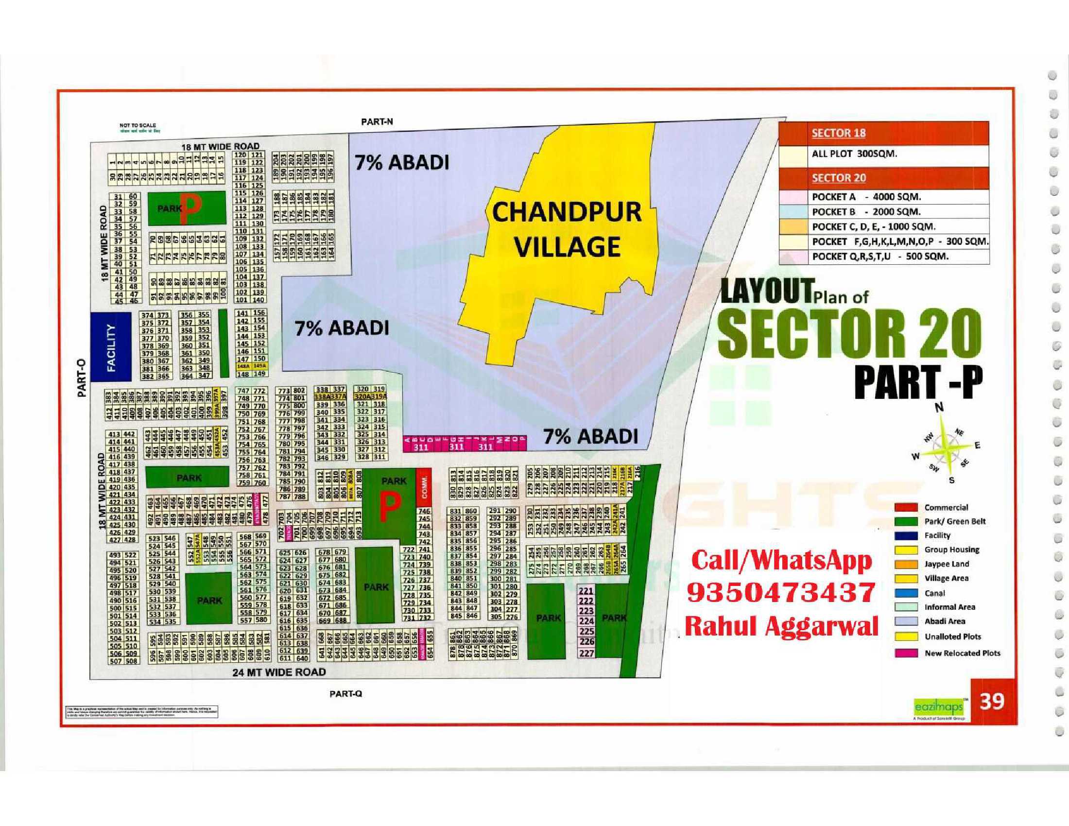 Sector 20 Pocket P Map