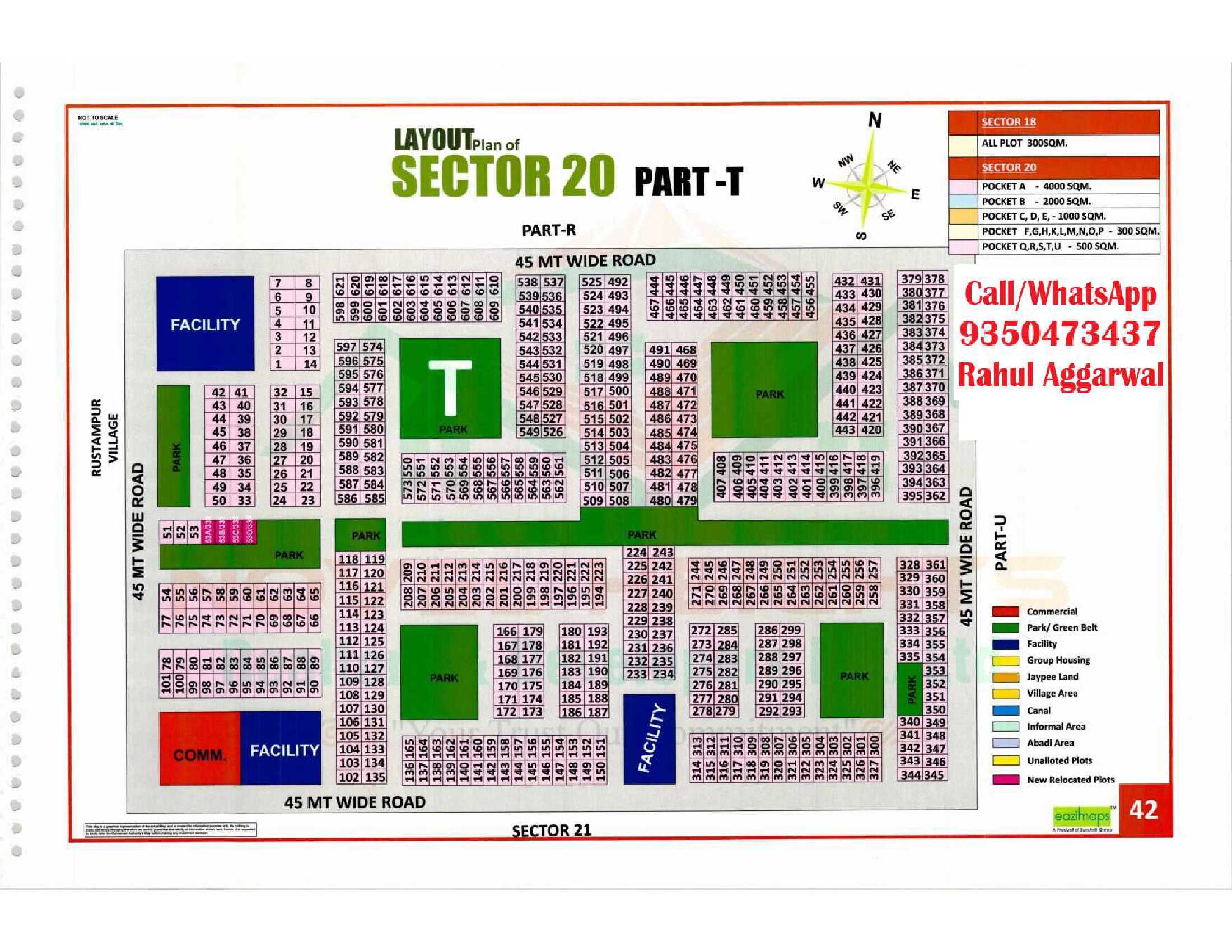 Sector 20 Pocket T Map